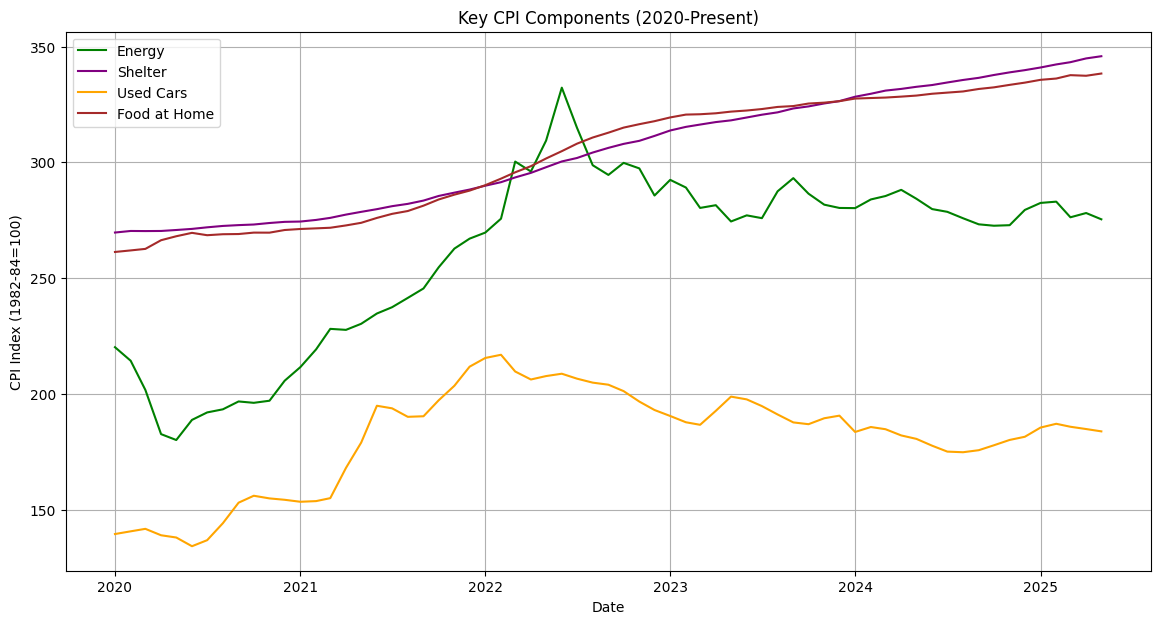 CPI detective analyzing inflation data with Python